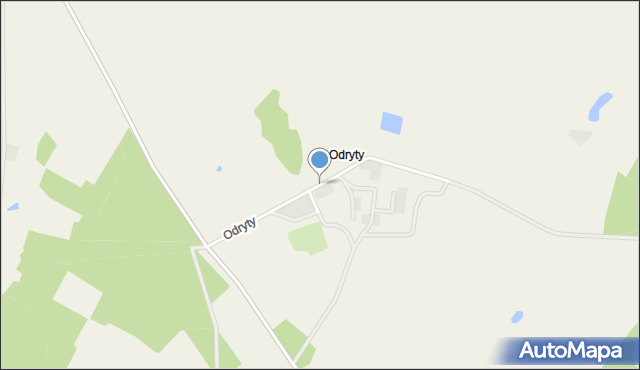 Odryty, Odryty, mapa Odryty