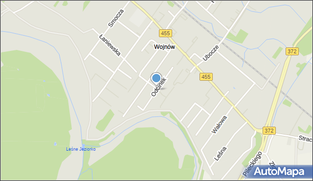 Wrocław, Odcinek, mapa Wrocławia