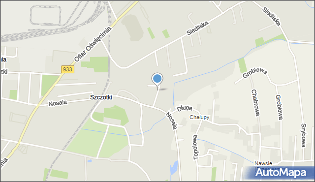 Brzeszcze, Ogrodowa, mapa Brzeszcze