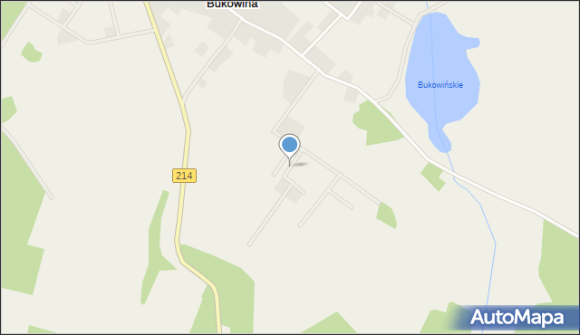 Bukowina gmina Cewice, Ogrodowa, mapa Bukowina gmina Cewice