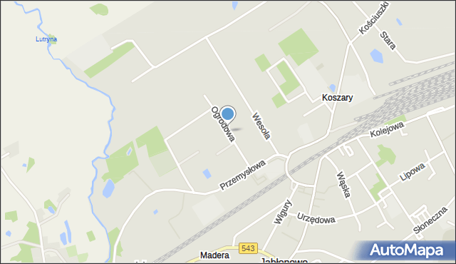 Jabłonowo Pomorskie, Ogrodowa, mapa Jabłonowo Pomorskie