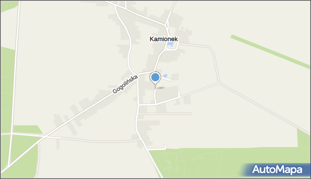 Kamionek gmina Gogolin, Ogrodowa, mapa Kamionek gmina Gogolin