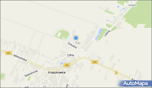 Kraszkowice, Ogrodowa, mapa Kraszkowice