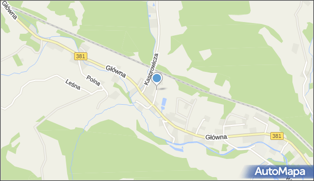 Ludwikowice Kłodzkie, Ogrodowa, mapa Ludwikowice Kłodzkie