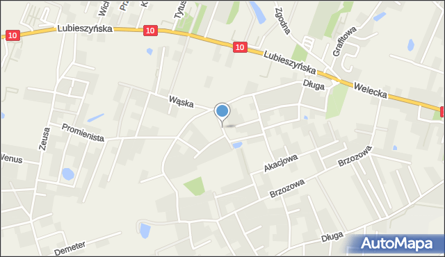 Mierzyn gmina Dobra (Szczecińska), Ogrodowa, mapa Mierzyn gmina Dobra (Szczecińska)