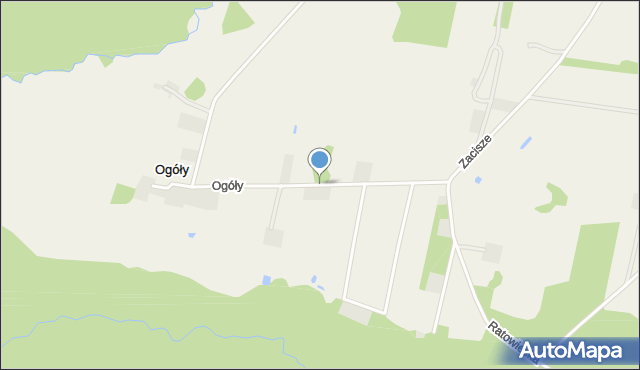 Ogóły, Ogóły, mapa Ogóły