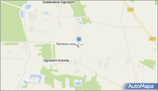 Ogrodzim-Kolonia, Ogrodzim-Kolonia, mapa Ogrodzim-Kolonia