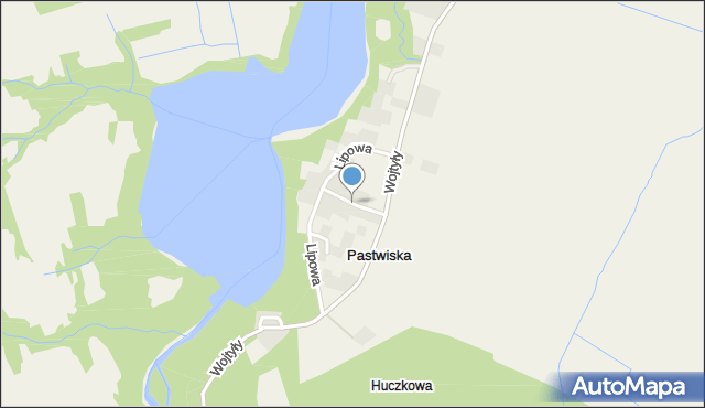 Pastwiska gmina Zarszyn, Ogrodowa, mapa Pastwiska gmina Zarszyn