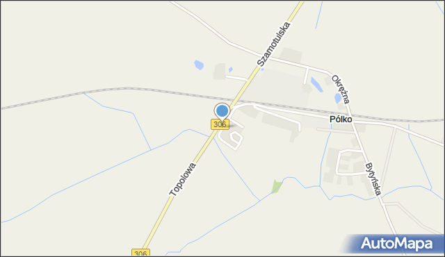 Pólko gmina Kaźmierz, Ogrodowa, mapa Pólko gmina Kaźmierz