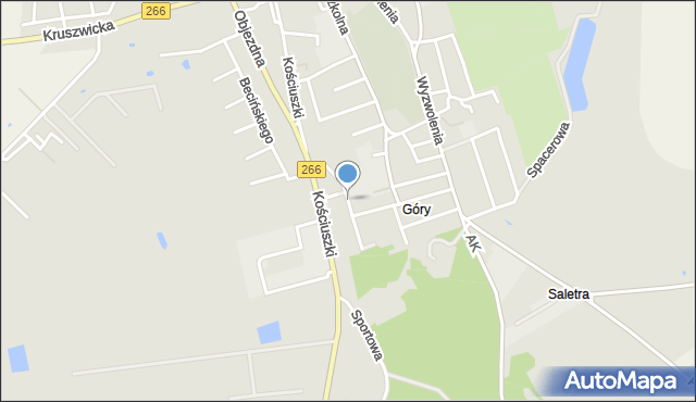 Radziejów, Ogrodowa, mapa Radziejów