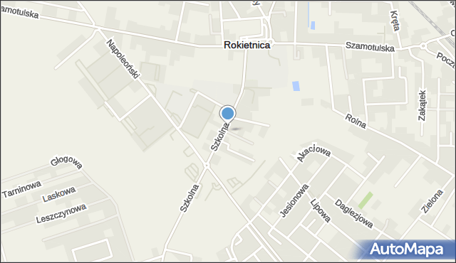 Rokietnica powiat poznański, Ogrodowa, mapa Rokietnica powiat poznański