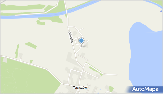 Taciszów, Ogrodowa, mapa Taciszów