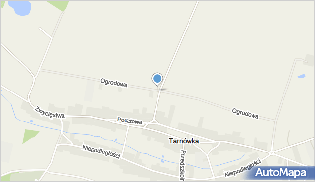 Tarnówka powiat złotowski, Ogrodowa, mapa Tarnówka powiat złotowski