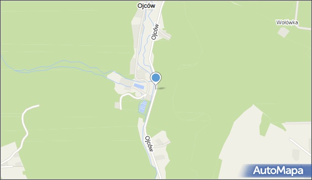 Ojców, Ojców, mapa Ojców