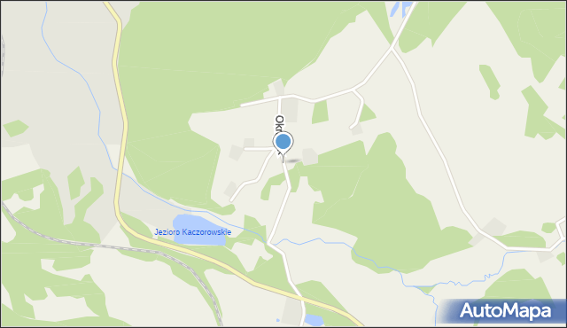 Kaczorów gmina Bolków, Okrajnik, mapa Kaczorów gmina Bolków