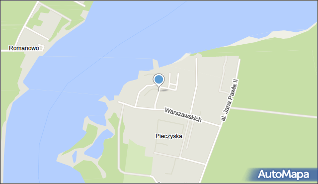 Koronowo powiat bydgoski, Okoniowa, mapa Koronowo powiat bydgoski