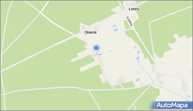 Okiersk, Okiersk, mapa Okiersk