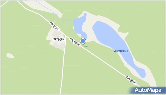 Okręglik, Okręglik, mapa Okręglik