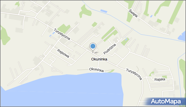 Okuninka, Okuninka, mapa Okuninka