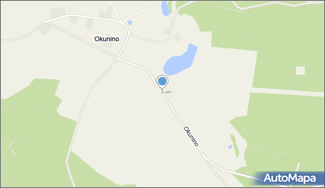 Okunino, Okunino, mapa Okunino