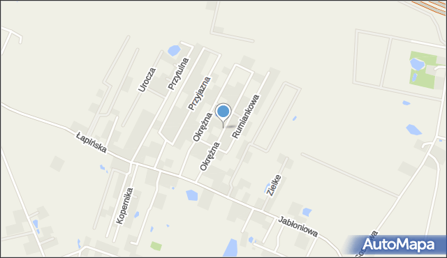 Przyjaźń, Okrężna, mapa Przyjaźń