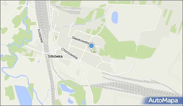 Kielce, Olkuska, mapa Kielc