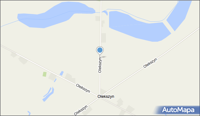 Olekszyn, Olekszyn, mapa Olekszyn