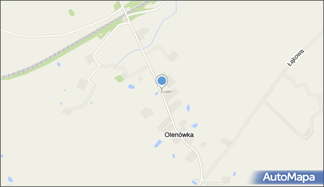 Olenówka, Olenówka, mapa Olenówka