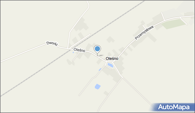 Oleśno, Oleśno, mapa Oleśno