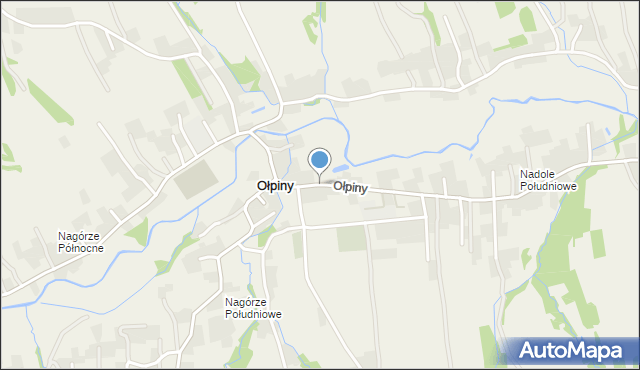 Ołpiny, Ołpiny, mapa Ołpiny