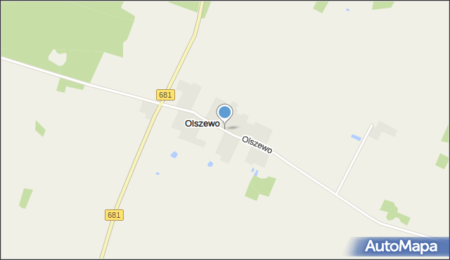 Olszewo gmina Brańsk, Olszewo, mapa Olszewo gmina Brańsk
