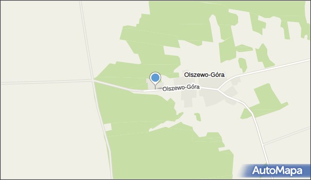 Olszewo-Góra, Olszewo-Góra, mapa Olszewo-Góra