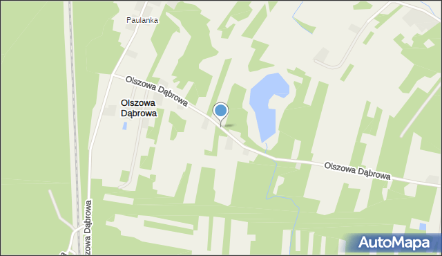 Olszowa Dąbrowa, Olszowa Dąbrowa, mapa Olszowa Dąbrowa
