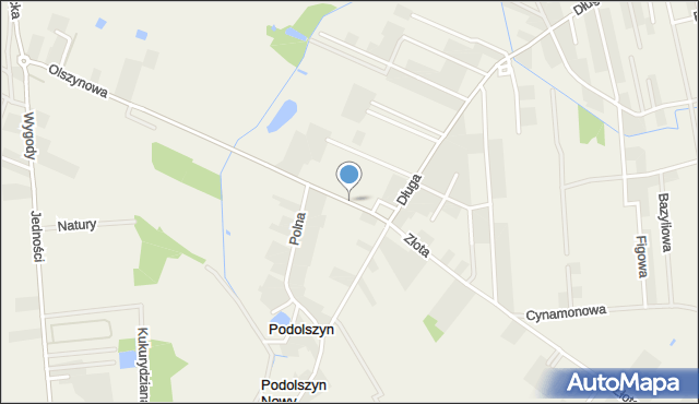 Podolszyn, Olszynowa, mapa Podolszyn
