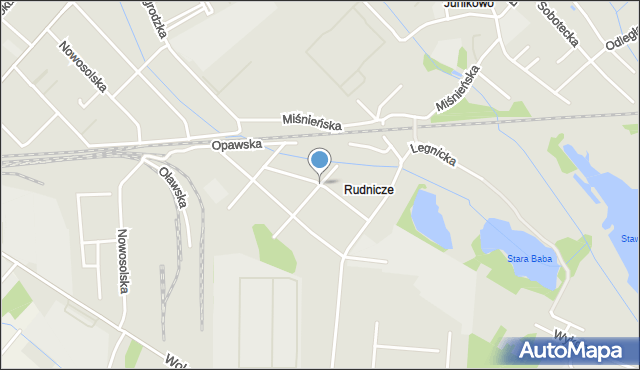 Poznań, Oleśnicka, mapa Poznania