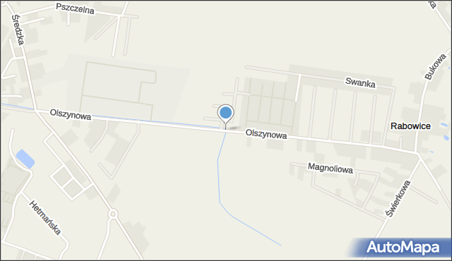 Rabowice, Olszynowa, mapa Rabowice