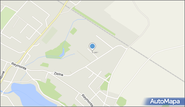 Zgorzelec, Oliwkowa, mapa Zgorzelec