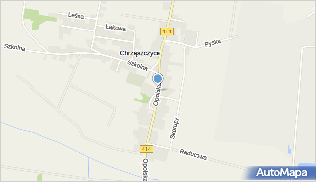 Chrząszczyce, Opolska, mapa Chrząszczyce