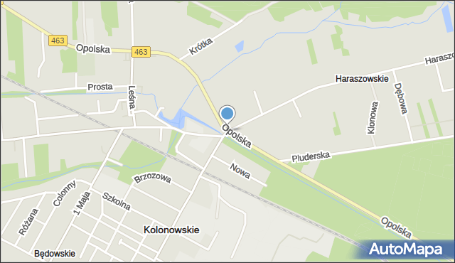 Kolonowskie, Opolska, mapa Kolonowskie