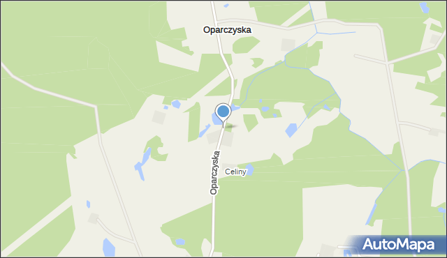 Oparczyska, Oparczyska, mapa Oparczyska