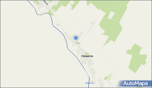 Opawica, Opawica, mapa Opawica