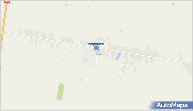 Opojowice, Opojowice, mapa Opojowice