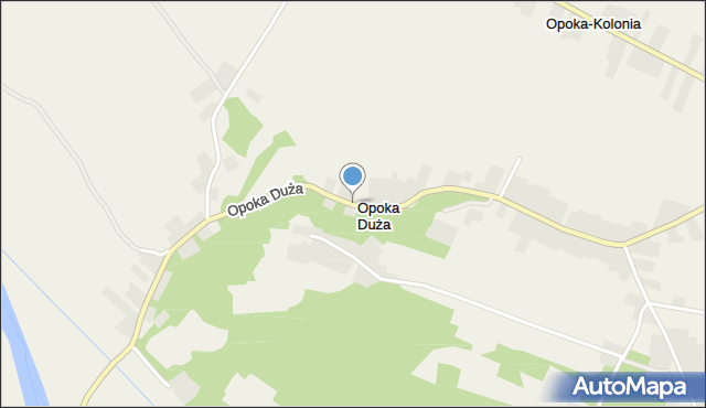 Opoka Duża, Opoka Duża, mapa Opoka Duża