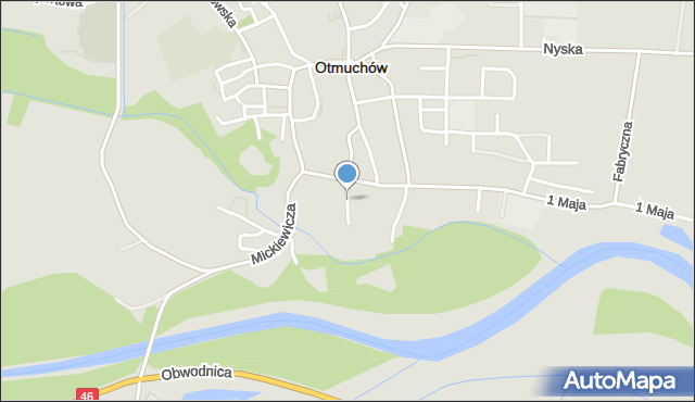 Otmuchów, Opolska, mapa Otmuchów