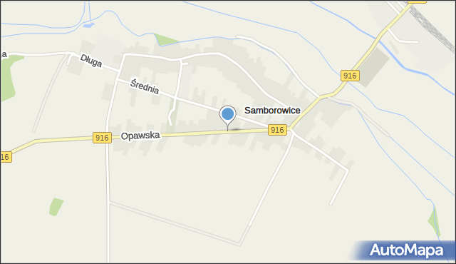 Samborowice gmina Pietrowice Wielkie, Opawska, mapa Samborowice gmina Pietrowice Wielkie