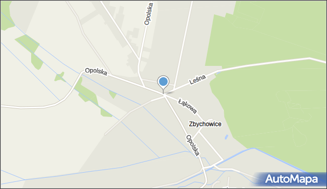 Strzeleczki, Opolska, mapa Strzeleczki