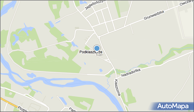 Sulejów powiat piotrkowski, Opacka, mapa Sulejów powiat piotrkowski