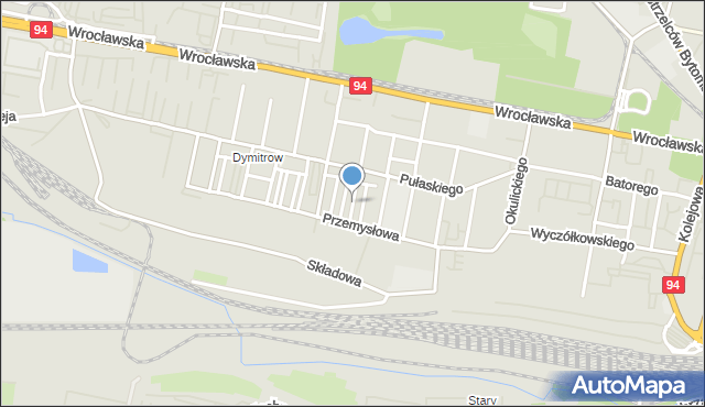 Bytom, Orzeszkowej Elizy, mapa Bytomia