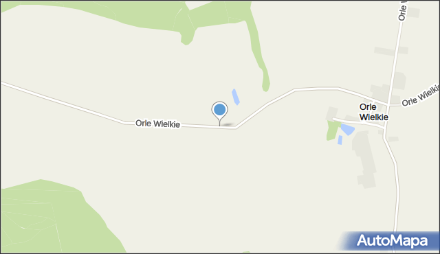 Orle Wielkie, Orle Wielkie, mapa Orle Wielkie