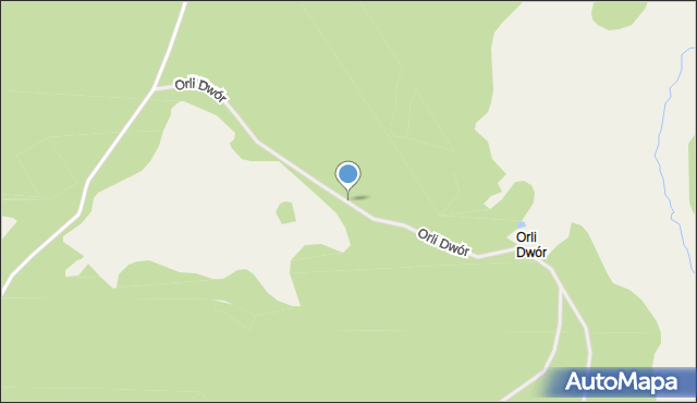 Orli Dwór, Orli Dwór, mapa Orli Dwór